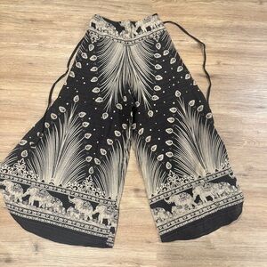 Boho Wide Leg cotton pants